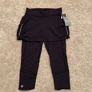 Athleta NWT Skirt/Capri Black Size XS